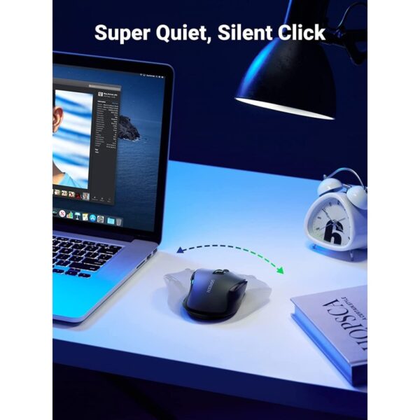 UGREEN Silent Wireless Mouse, 4000DPI, Accurate Control, Ergonomic Design for maximum Comfort - MU006 90545 - Image 3