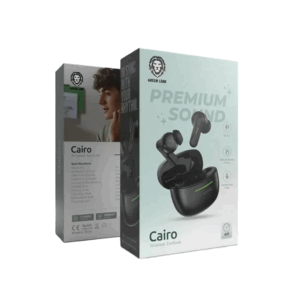 Green Lion Cairo Wireless Earbuds black
