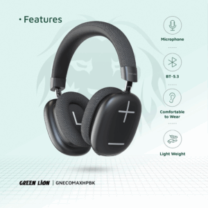 Green Lion Echo Max Headphone BLACK