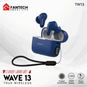 Fantech TWS Wave 13, Bluetooth, Wireless Earbuds compatible with android and iOs - TW13 blue