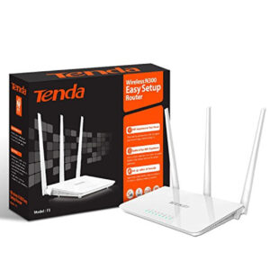 Tenda F3 N300 Wireless Wi-Fi Router with High Power 5dBi Antennas