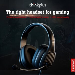 Lenovo-Thinkplus G40 Pro Gaming Swivel Microphone, Large, Coil, For Computers, Laptops, Surround Sound