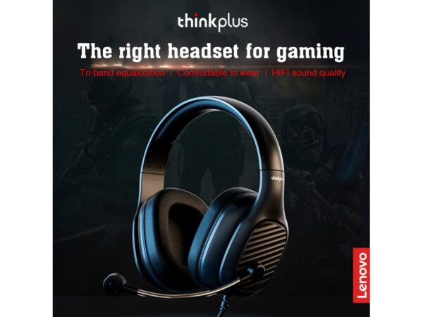 Lenovo-Thinkplus G40 Pro Gaming Swivel Microphone, Large, Coil, For Computers, Laptops, Surround Sound