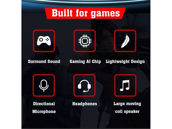 Lenovo-Thinkplus G40 Pro Gaming Swivel Microphone, Large, Coil, For Computers, Laptops, Surround Sound - Image 3