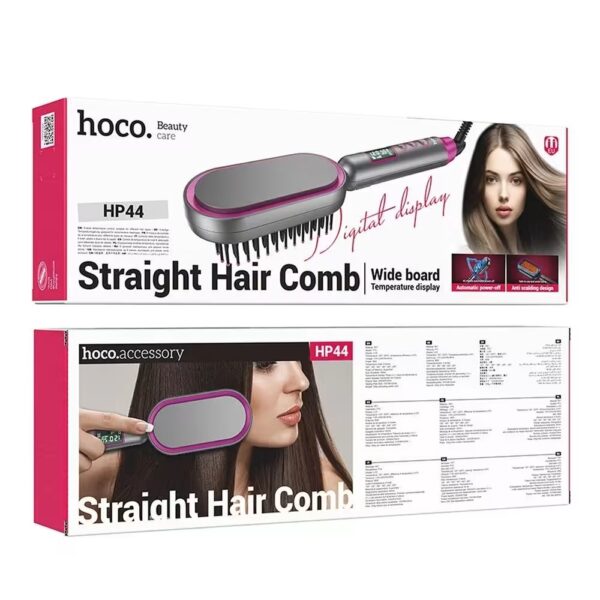 Hoco HP44 Electric Straightening Hair Comb with Digital Display (EU)