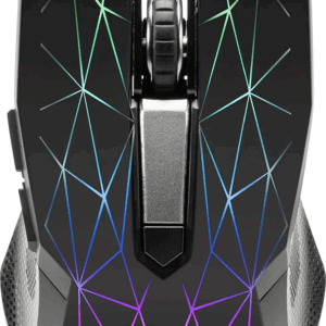 Speedlink RETICOS RGB Gaming Mouse - USB Mouse with RGB Lighting for Office/Home Office for PC/Notebook/Laptop, Black